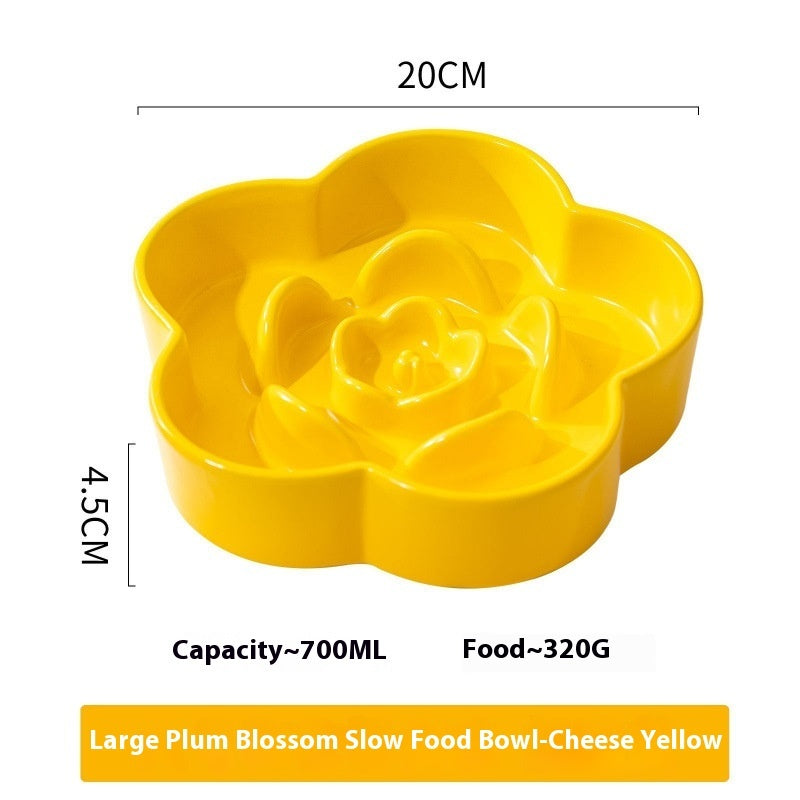Elevate Your Pet's Dining Experience with Our Ceramic Slow Feed Pet Bowl
